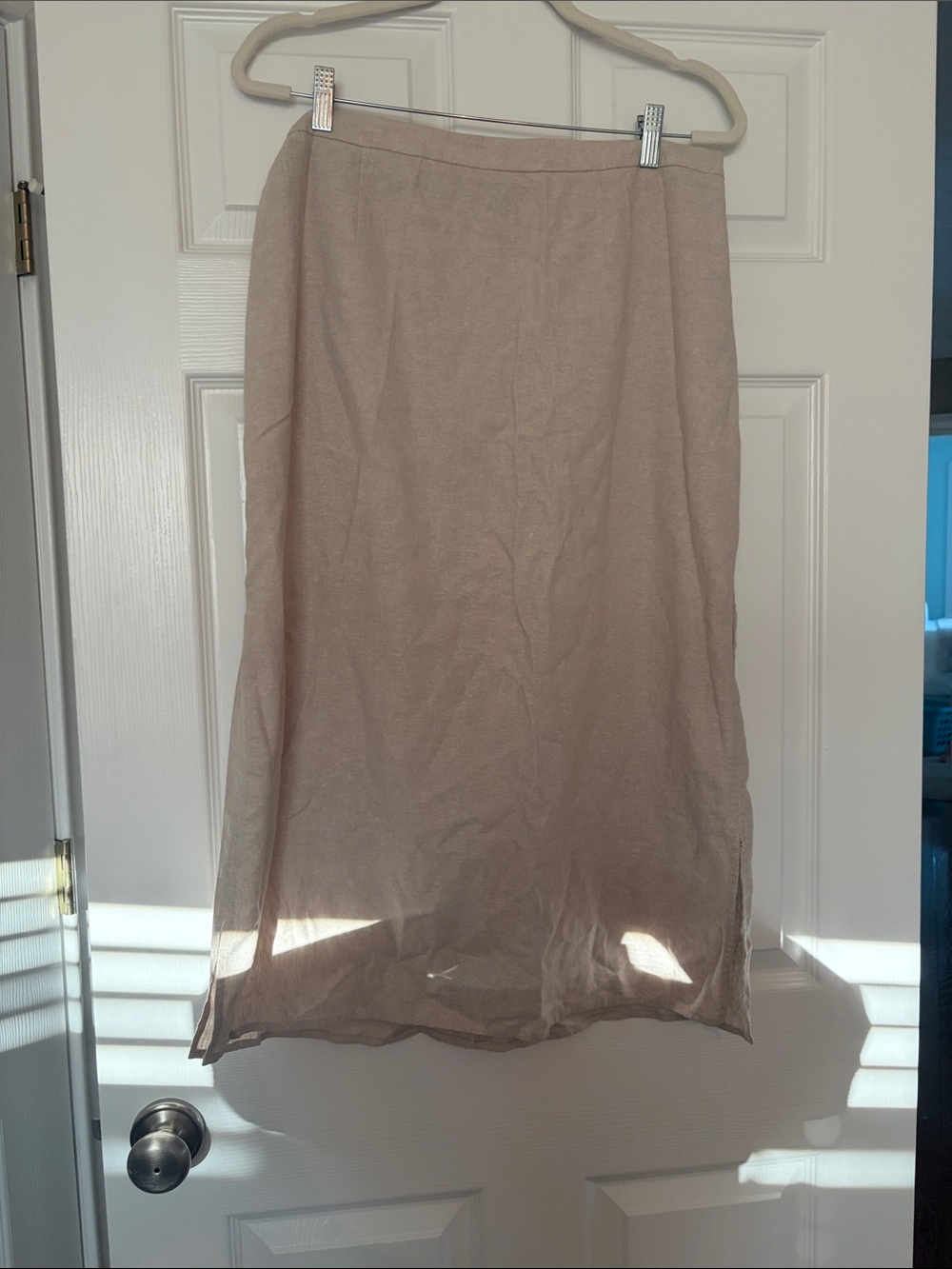Old Navy Beige Midi Skirt